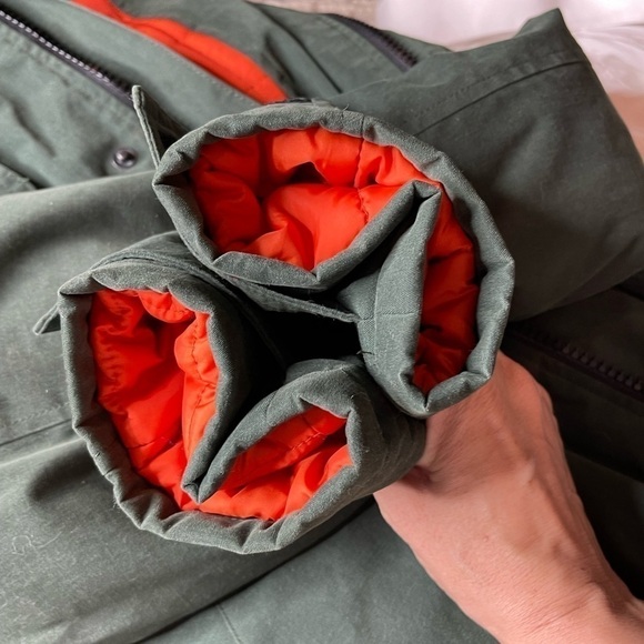 Tommy Hilfiger 90s Y2K Military Jacket Coat Army Green Cargo Style Pockets - Picture 8 of 16